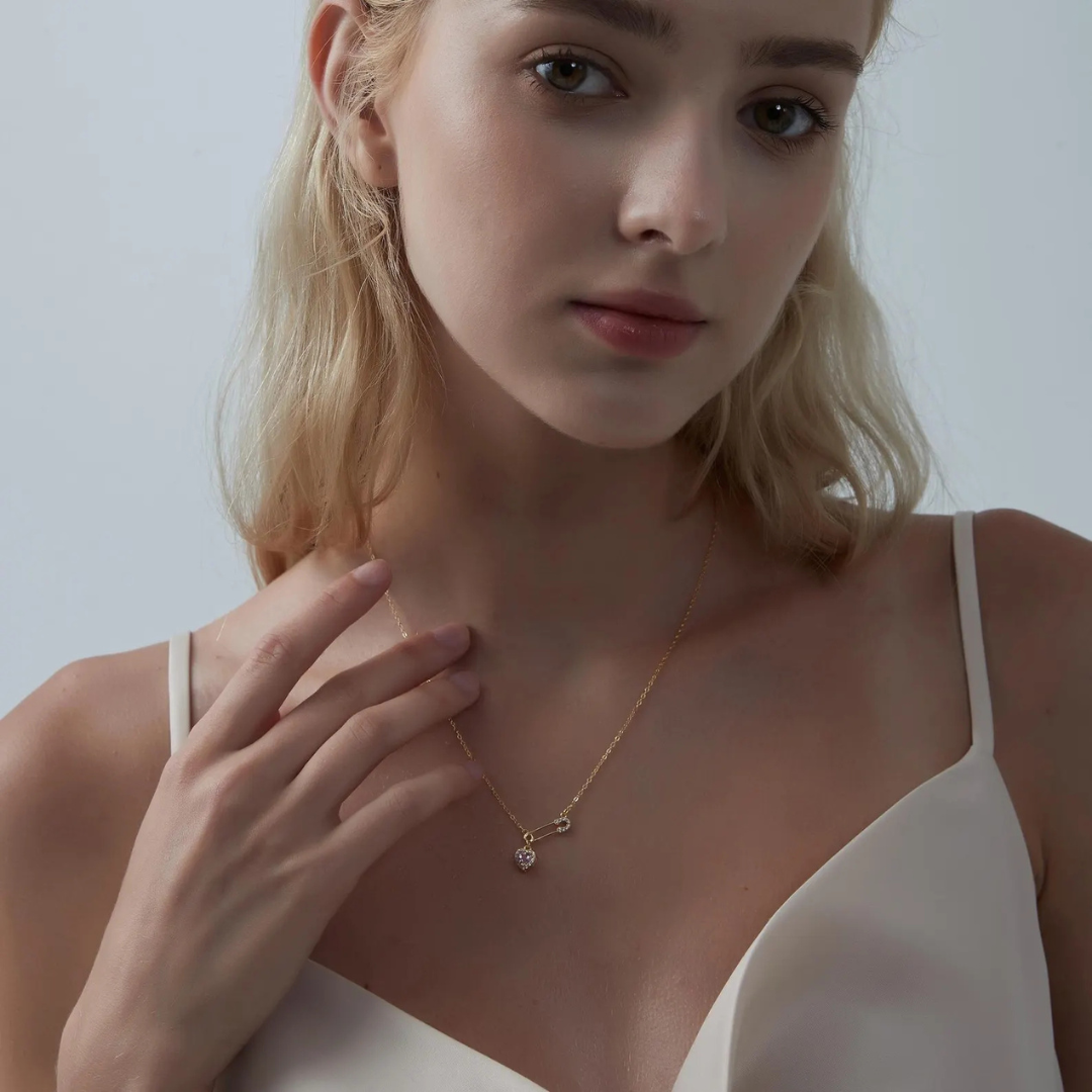 Safety Pin Halskette