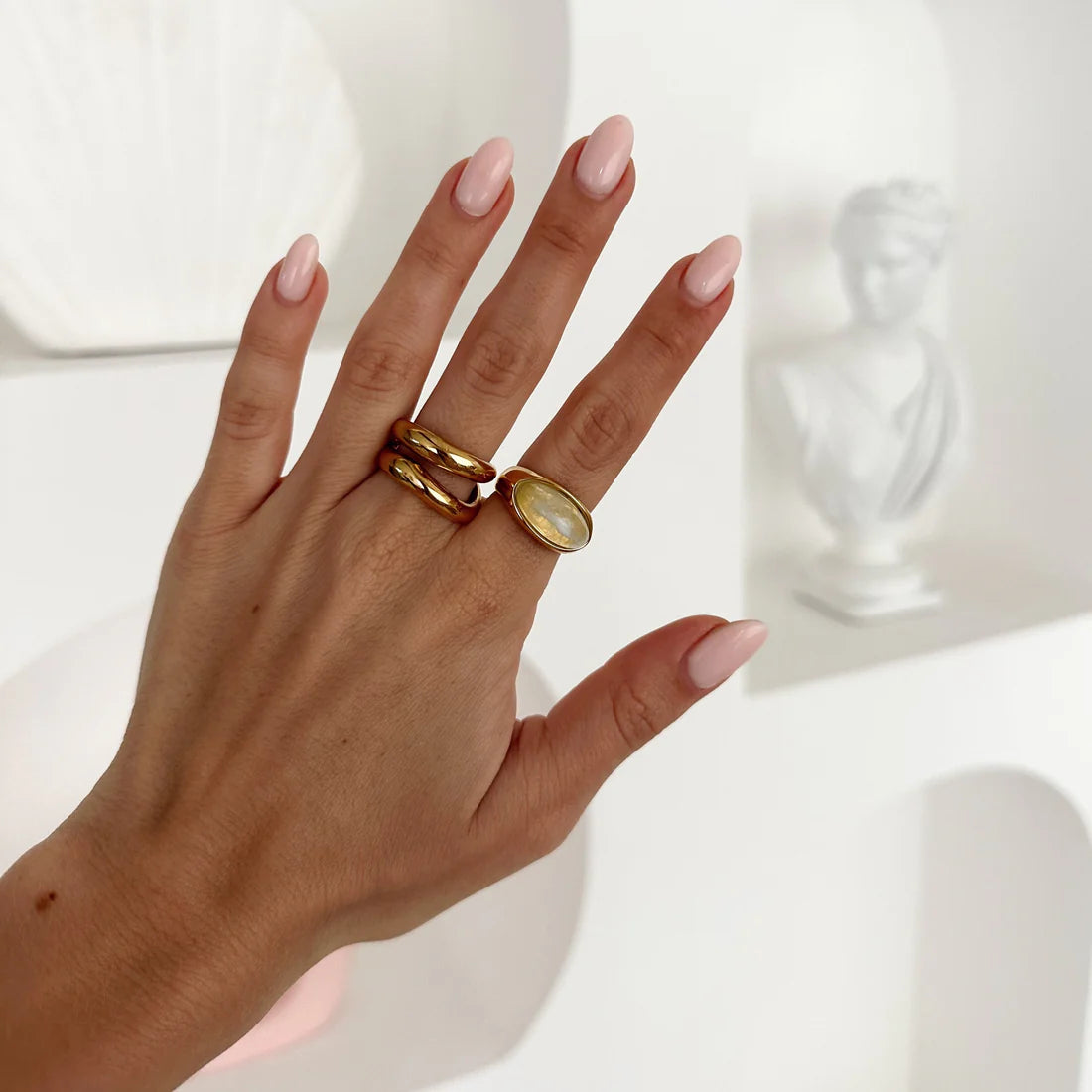 Double Hoop Ring