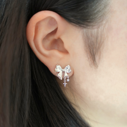 Sparkle Bow Ohrringe