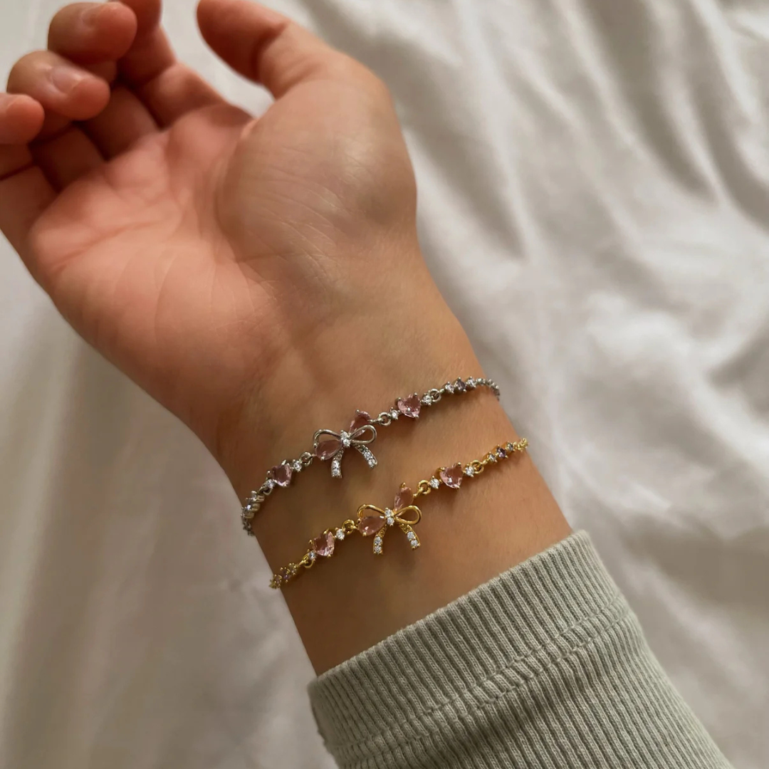Friendship Bow Zircon Armband