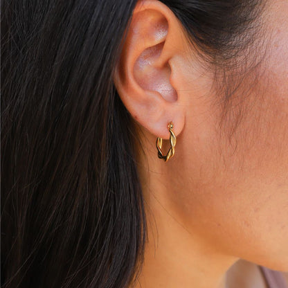 Twists Hoop Ohrringe