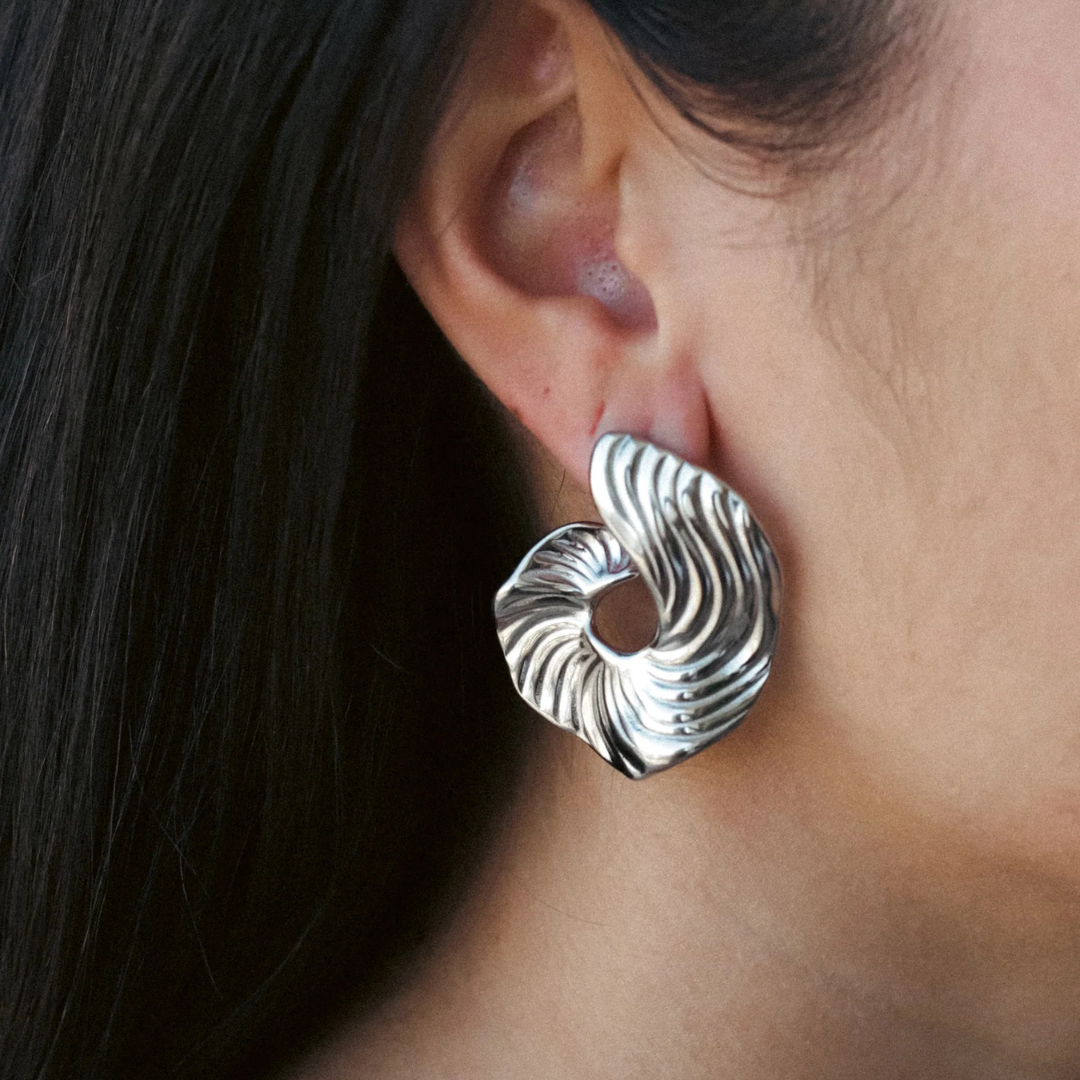 Swirl Hoop Ohrringe