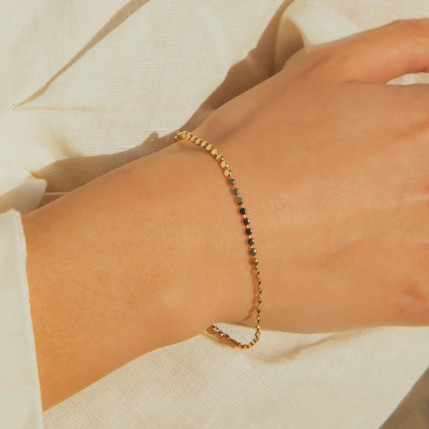 Flatbeaded Armband