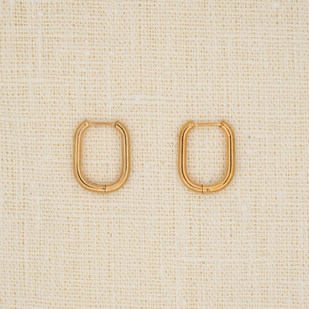 Square Hoop Ohrringe