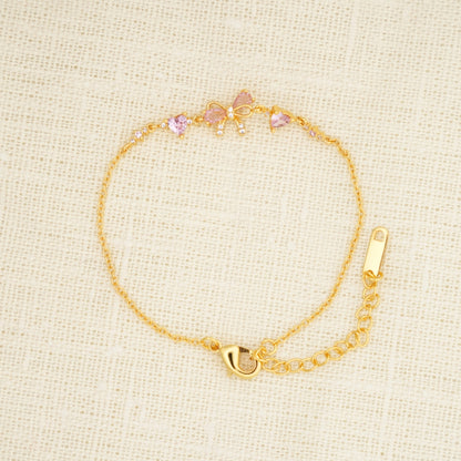 Friendship Bow Zircon Armband