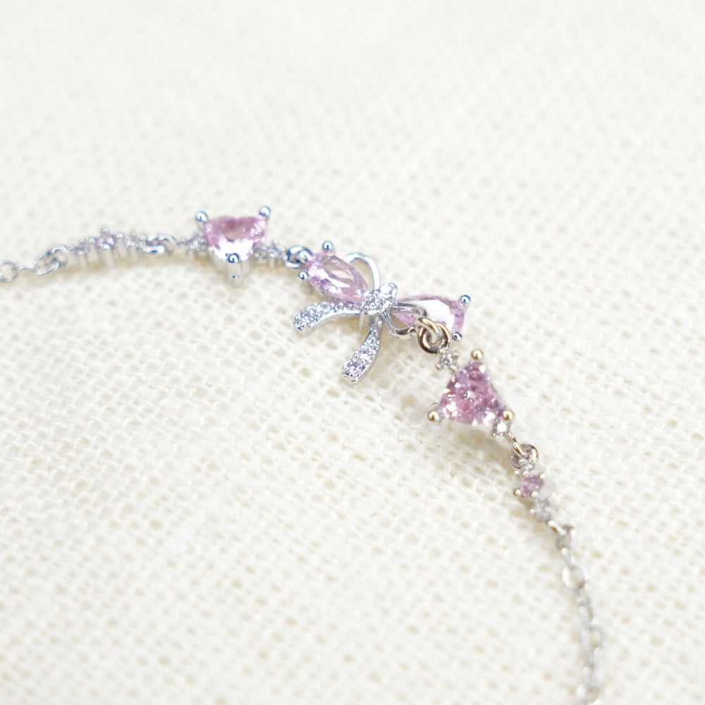Friendship Bow Zircon Armband