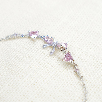 Friendship Bow Zircon Armband