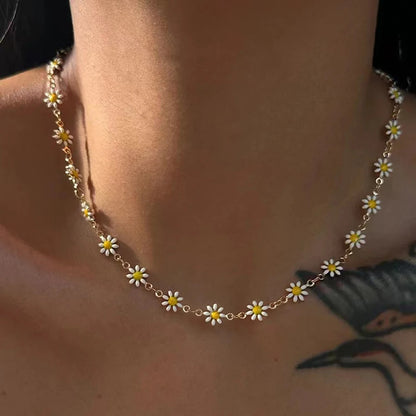 Gänseblumen Choker