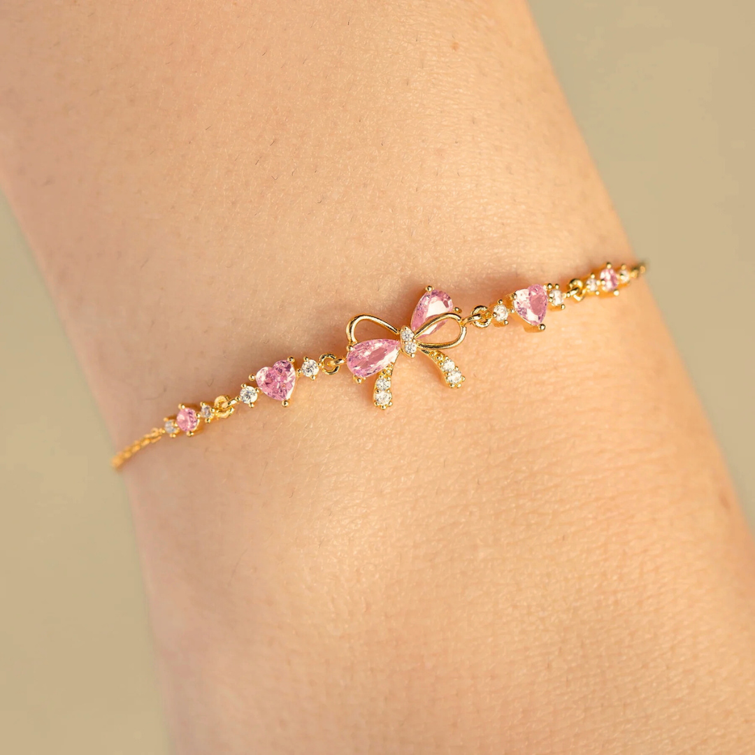 Friendship Bow Zircon Armband
