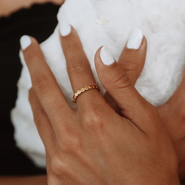 Flatbeaded Ring