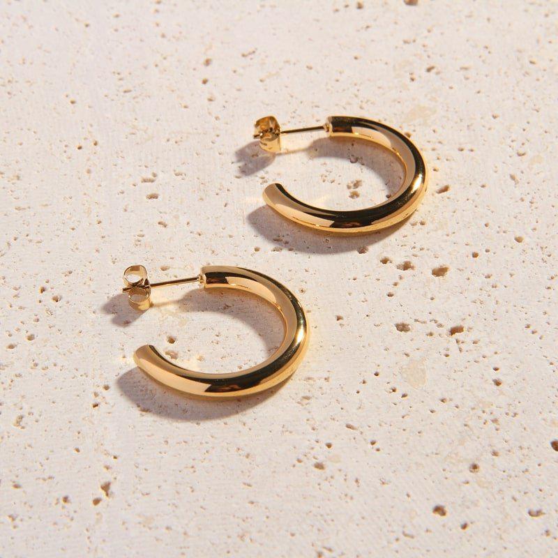 3/4 Hoop Ohrringe